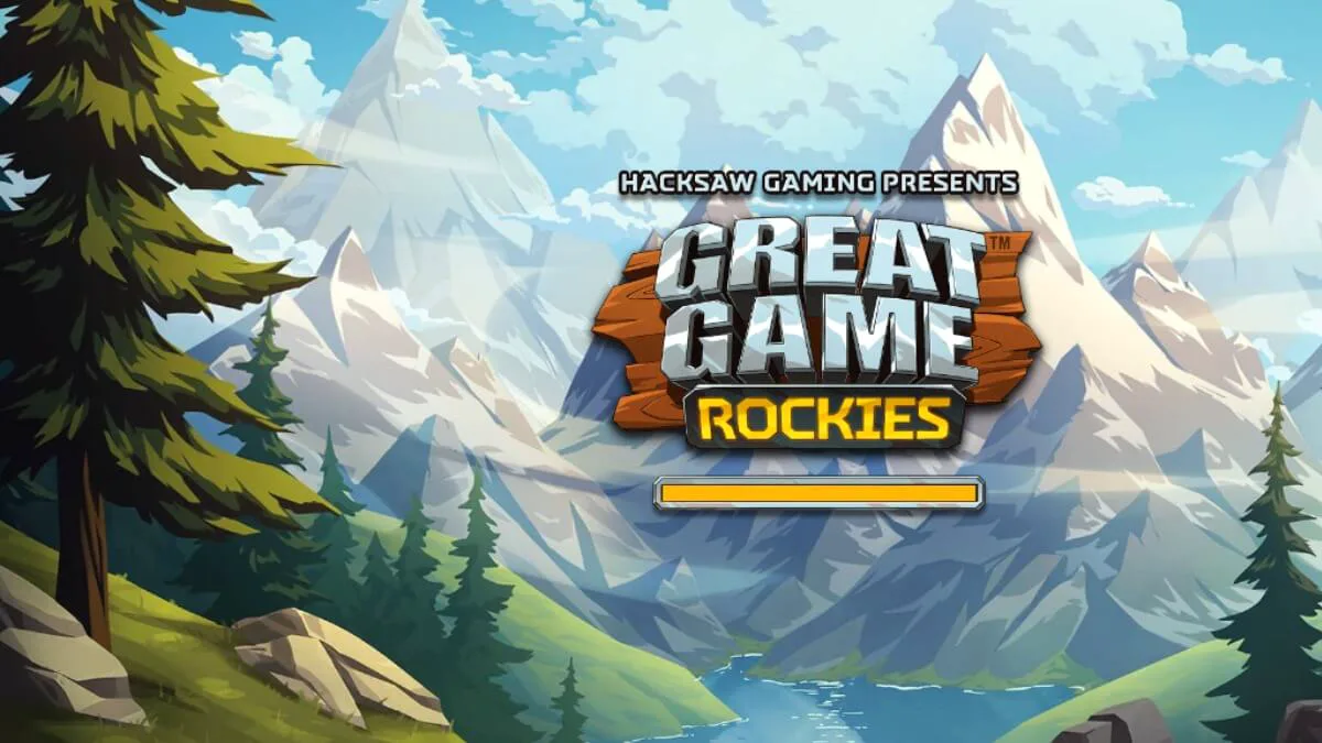 Pemandangan pegunungan Great Game Rockies dengan elemen slot bertema berburu